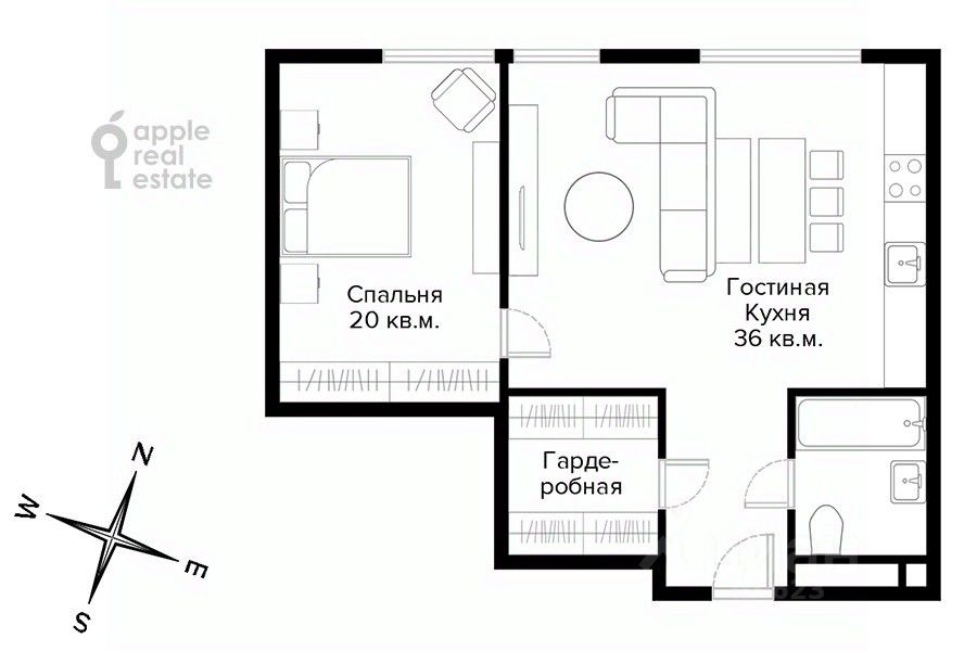 2-комн. кв., р-н Филевский парк, Москва