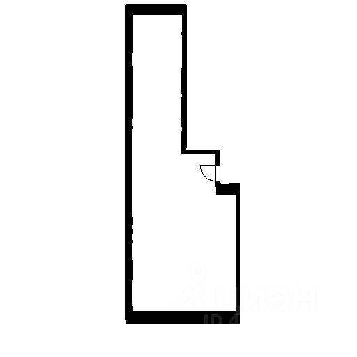 Планировка этой квартиры по данным Циан