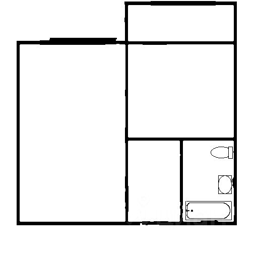 Планировка этой квартиры по данным Циан