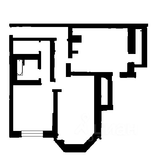 Планировка этой квартиры по данным Циан