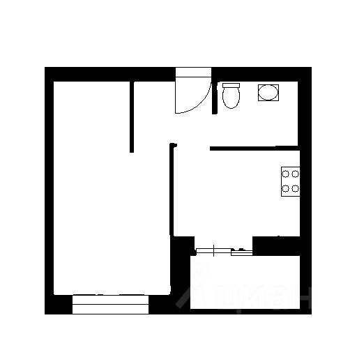 Планировка этой квартиры по данным Циан
