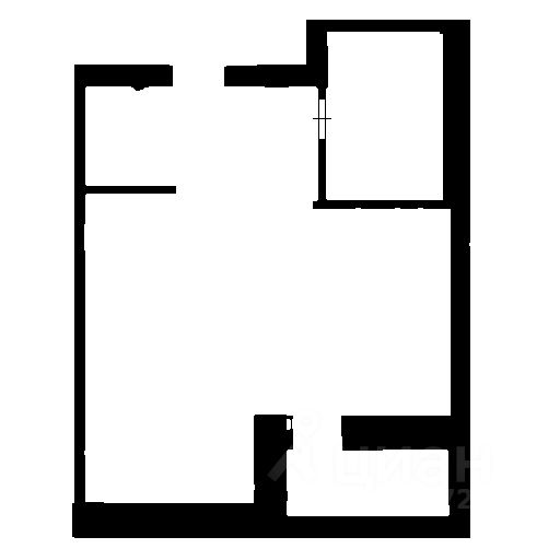 Планировка этой квартиры по данным Циан