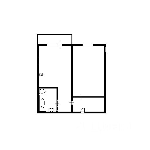 Планировка этой квартиры по данным Циан