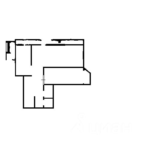 Планировка этой квартиры по данным Циан