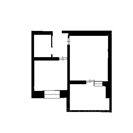 Планировка этой квартиры по данным Циан