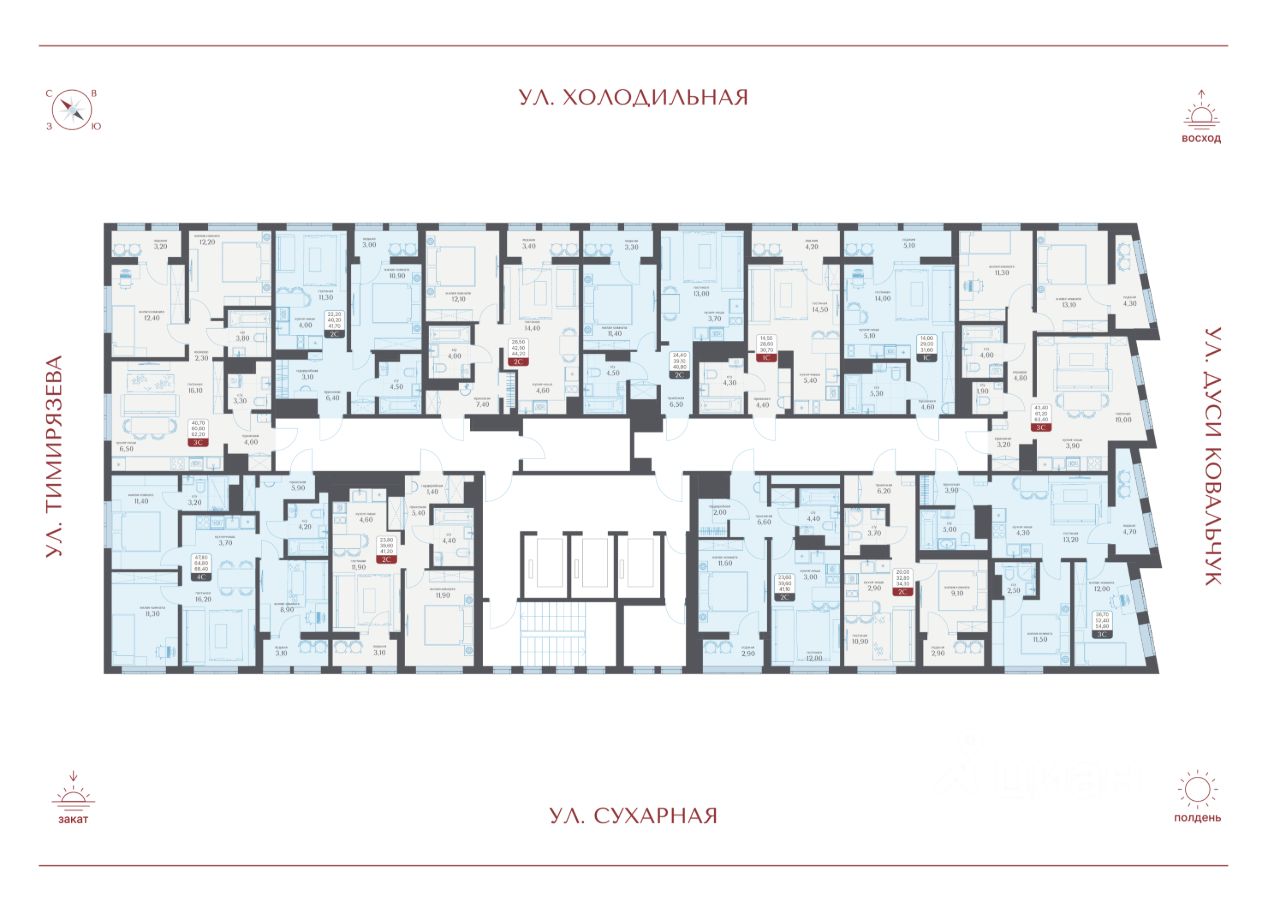 4-комн. квартира, 66.4 м² — фото 18