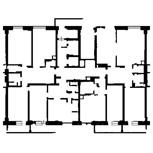 Планировка этой квартиры по данным Циан