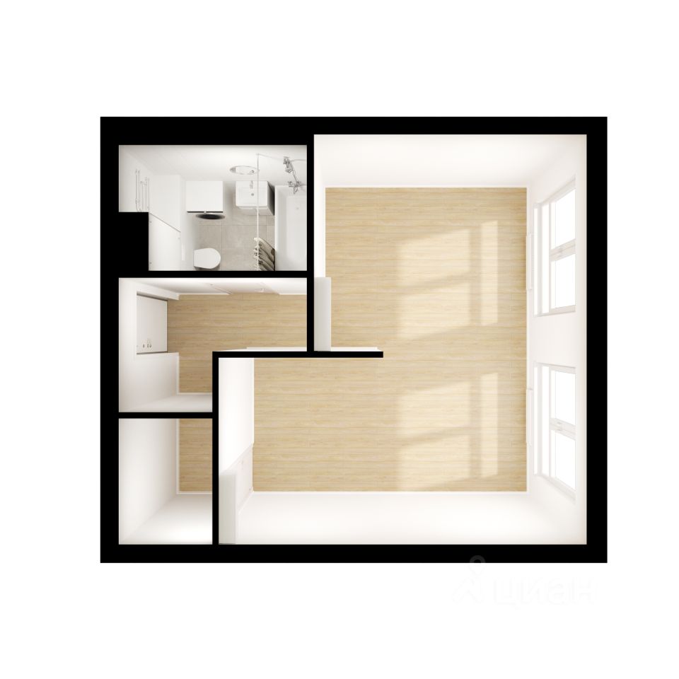 1-комн.кв., 32,2 м², 27/33 этаж