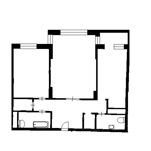 Планировка этой квартиры по данным Циан