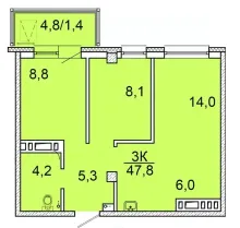 Планировка квартиры