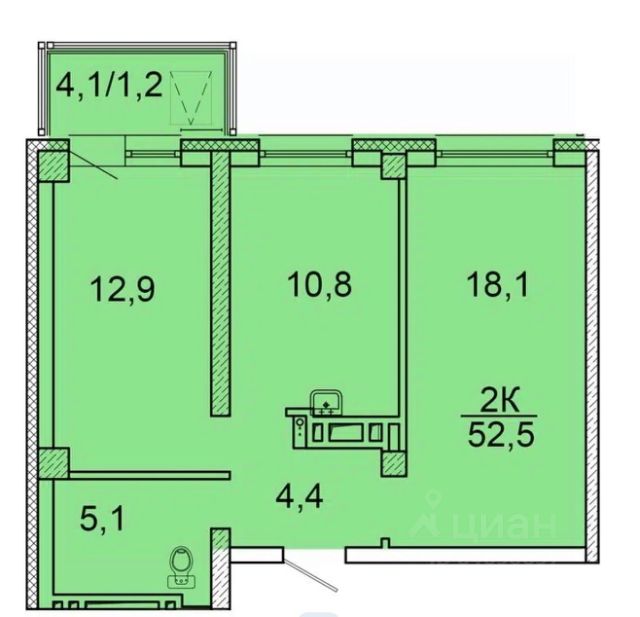 ЖК «Зеленая высотка на Калинина»