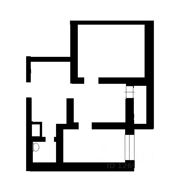 Планировка этой квартиры по данным Циан