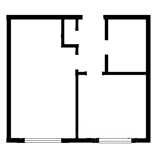 Планировка этой квартиры по данным Циан