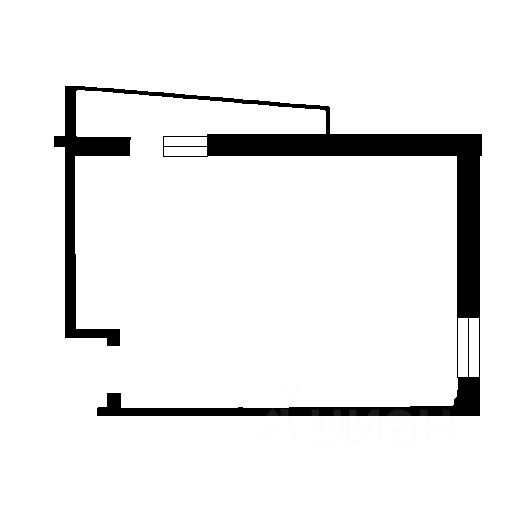 Планировка этой квартиры по данным Циан