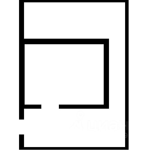 Планировка этой квартиры по данным Циан