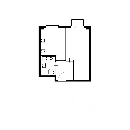 Планировка этой квартиры по данным Циан