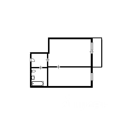 Планировка этой квартиры по данным Циан