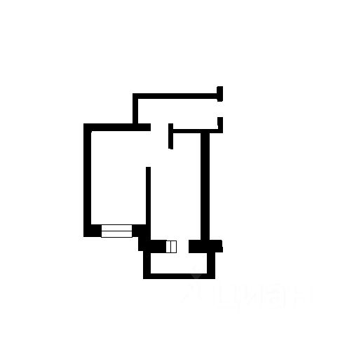 Планировка этой квартиры по данным Циан