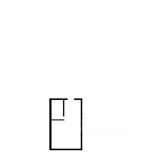 Планировка этой квартиры по данным Циан