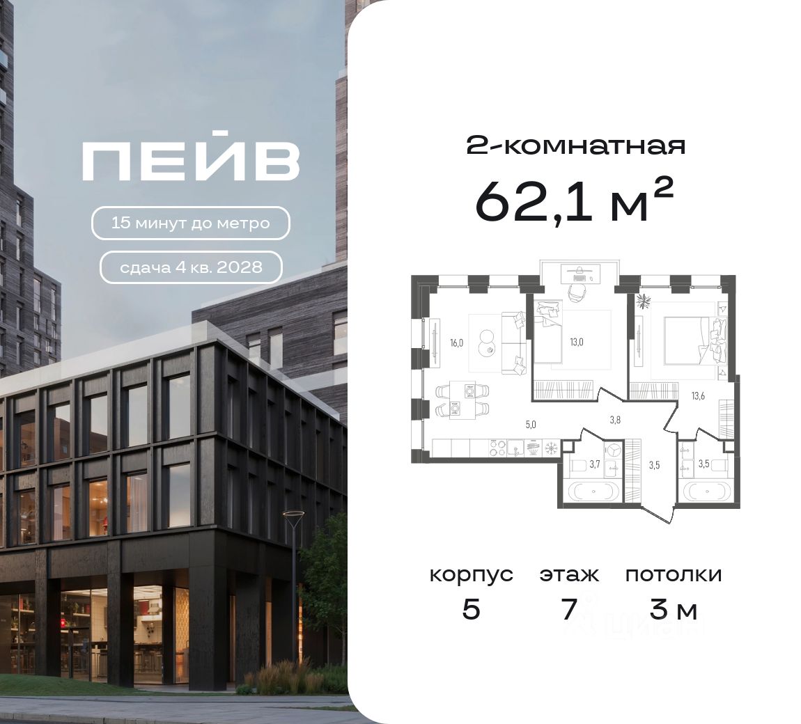 Новостройка, р-н Даниловский