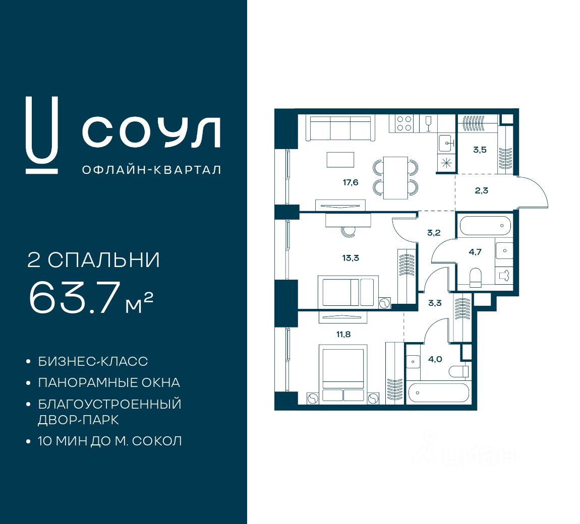 Новостройка, р-н Аэропорт, Москва