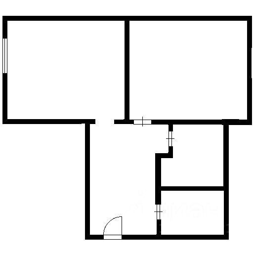 Планировка этой квартиры по данным Циан