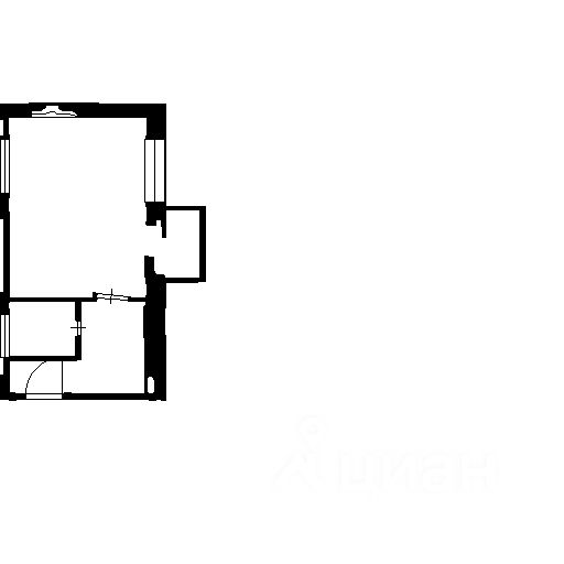 Планировка этой квартиры по данным Циан