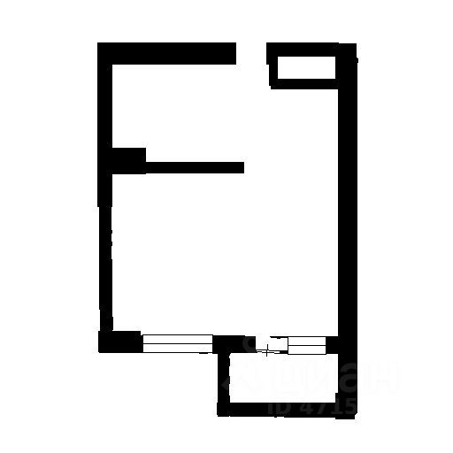 Планировка этой квартиры по данным Циан
