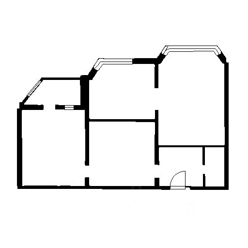 Планировка этой квартиры по данным Циан