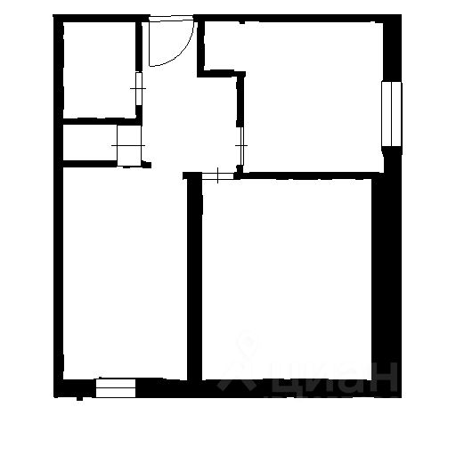 Планировка этой квартиры по данным Циан