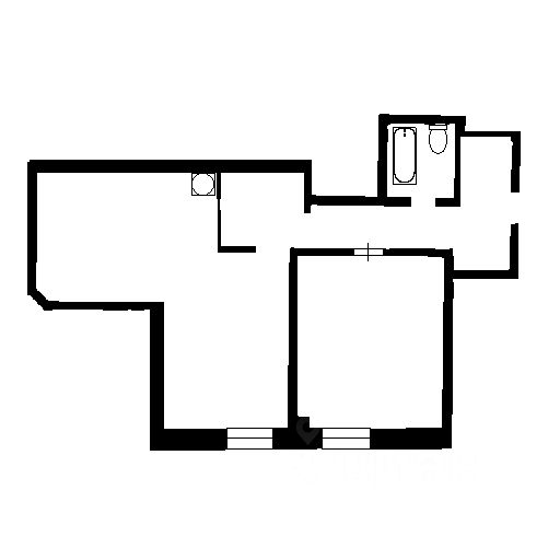Планировка этой квартиры по данным Циан
