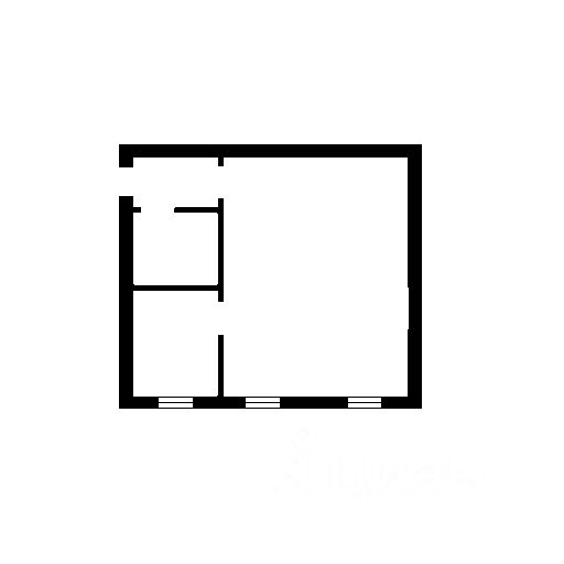 Планировка этой квартиры по данным Циан
