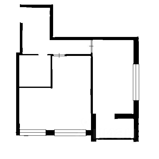 Планировка этой квартиры по данным Циан