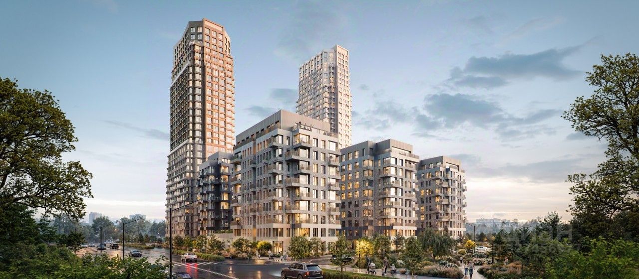 3-комн.кв., 90,4 м², 28/30 этаж