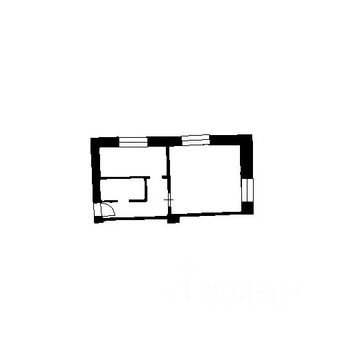 Планировка этой квартиры по данным Циан