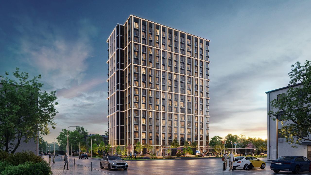 2-комн. апарт., 47,6 м², 15/18 этаж