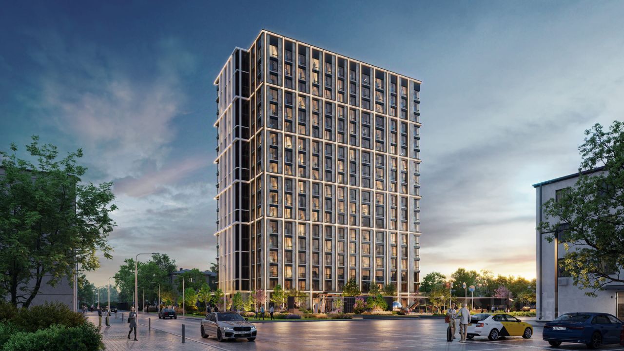 Апарт-студия, 26,2 м², 7/18 этаж