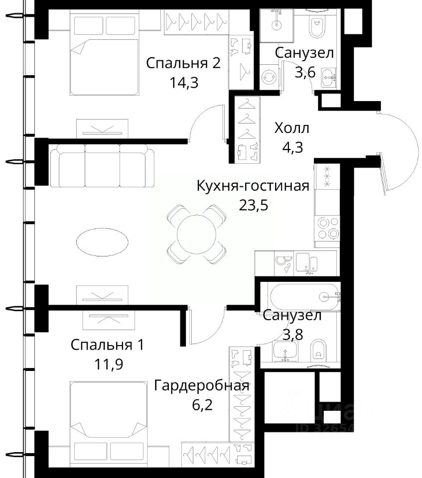 Новостройка, р-н Покровское-Стрешнево, Москва