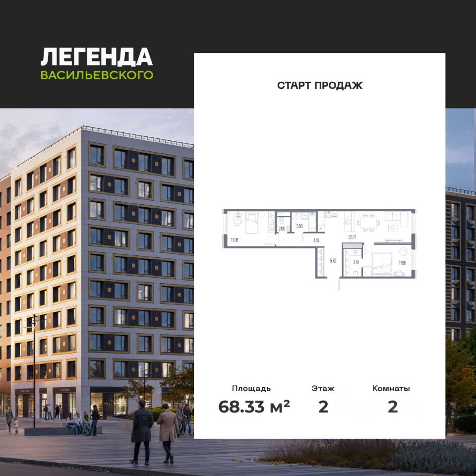 Новостройка, р-н Василеостровский, Санкт-Петербург
