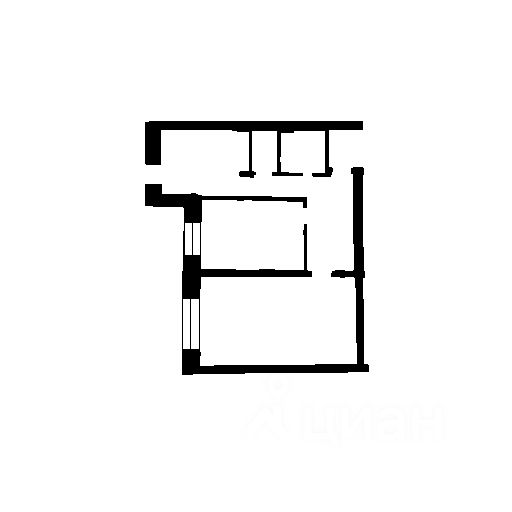 Планировка этой квартиры по данным Циан