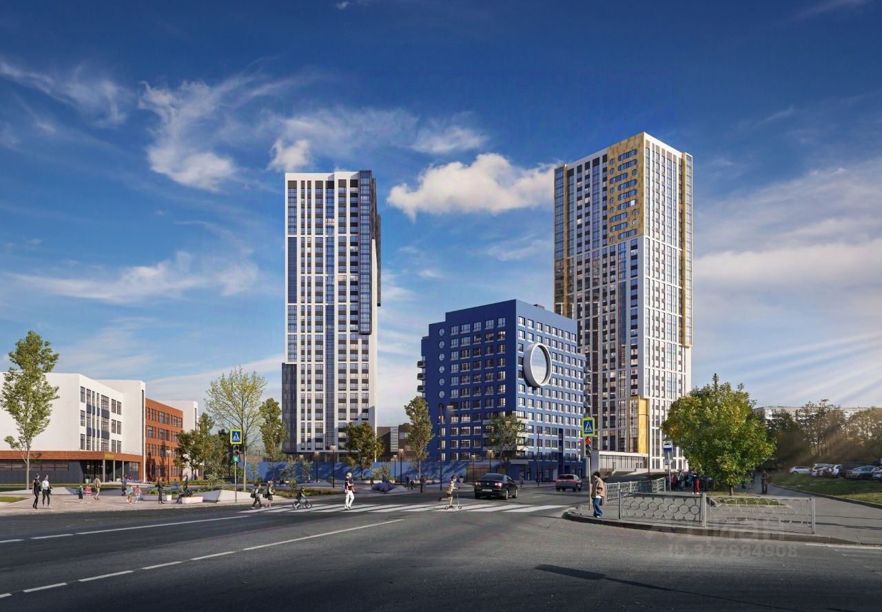 1-комн.кв., 43,6 м², 26/29 этаж