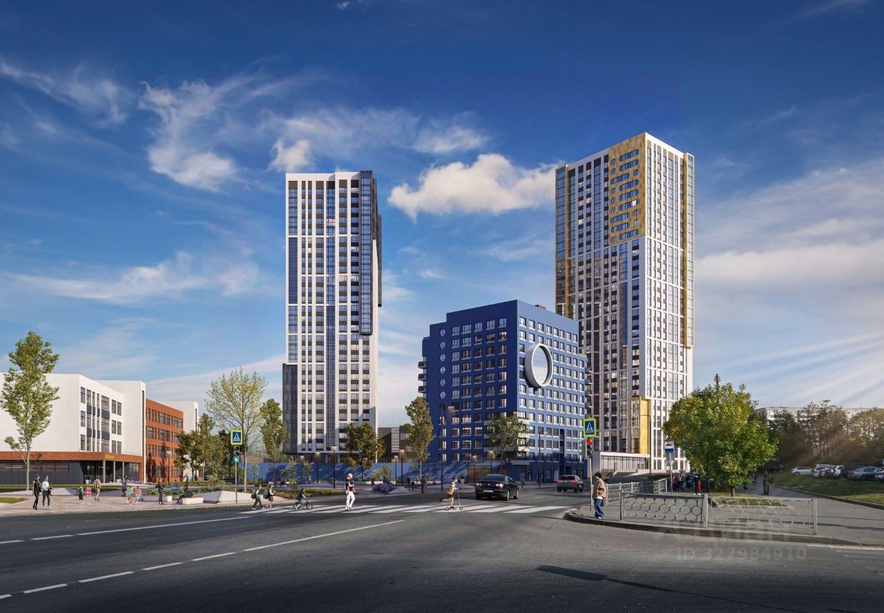 2-комн.кв., 58,3 м², 27/29 этаж