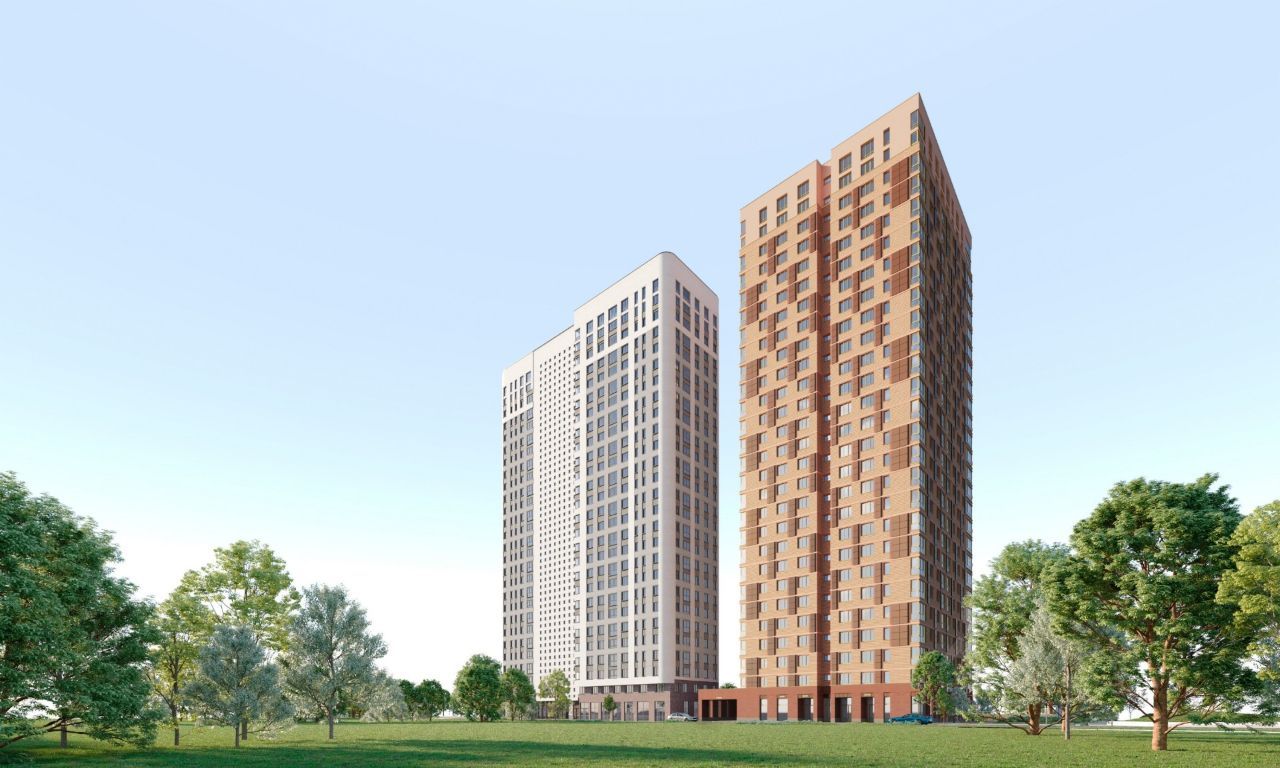 2-комн.кв., 60,7 м², 23/26 этаж