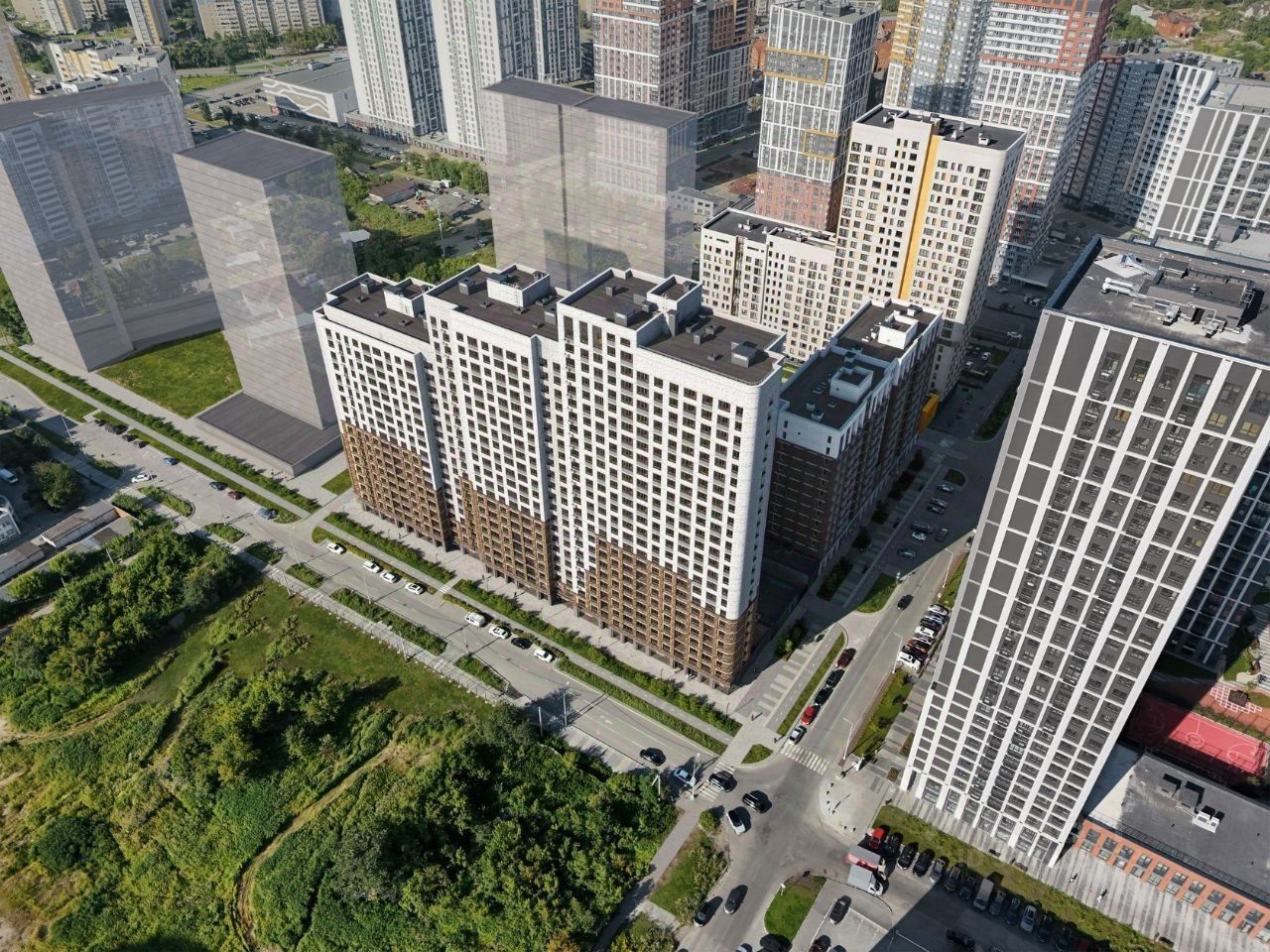 1-комн.кв., 45,7 м², 6/25 этаж