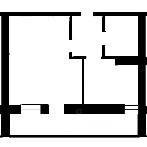 Планировка этой квартиры по данным Циан