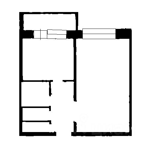 Планировка этой квартиры по данным Циан