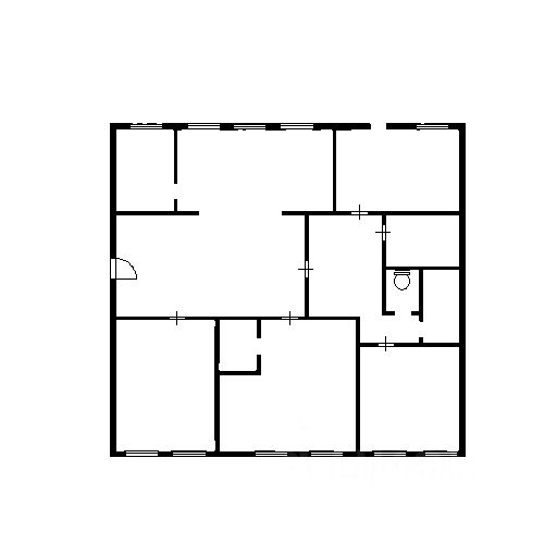 Планировка этой квартиры по данным Циан