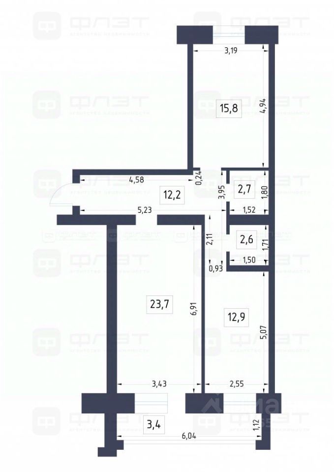 2-комн. кв., р-н Вахитовский