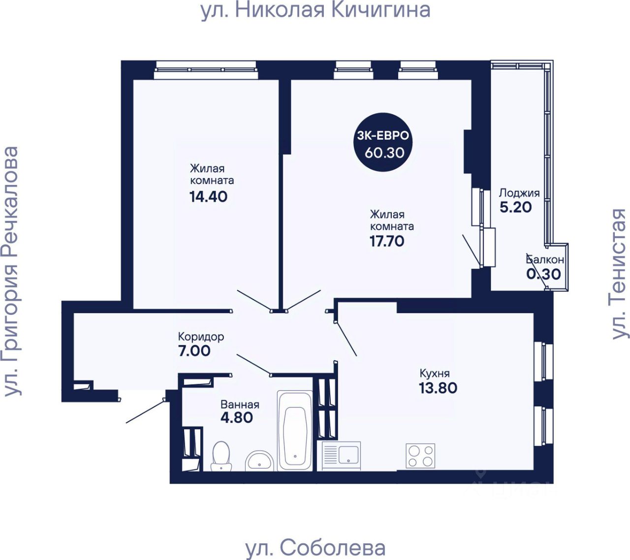 Новостройка, р-н Академический, Екатеринбург