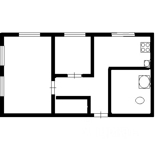 Планировка этой квартиры по данным Циан